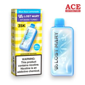 LOST MARY-ELF BAR DISPOSABLE MT-35000 PUFF 5CT -BLUE RAZZ LEMONADE
