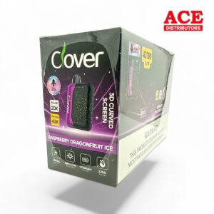 CLOVER 42000 PUFFS DISPOSABLE 5CT BOX - RASPBERRY DRAGONFRUIT ICE