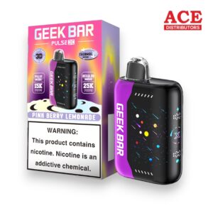 GEEK BAR PULSE X 18ML 25000PUFFS 5CT - PINK BERRY LEMONADE