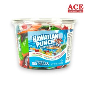 HAWAIIAN PUNCH CANDY CHEWS 100CT 28OZ JAR