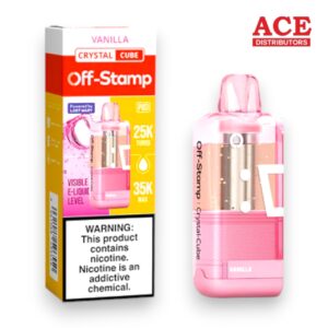 OFF-STAMP X CUBE CRYSTAL 35000PUFF POD 5CT -VANILLA