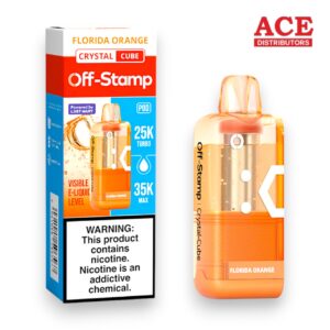 OFF-STAMP X CUBE CRYSTAL 35000PUFF POD 5CT -FLORIDA ORANGE