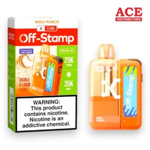 OFF-STAMP X CUBE CRYSTAL 35000PUFF KIT 5CT -MAUI PUNCH