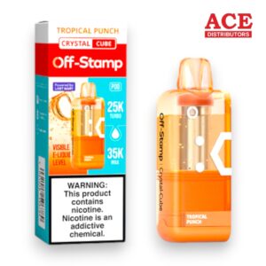 OFF-STAMP X CUBE CRYSTAL 35000PUFF POD 5CT -TROPICAL PUNCH