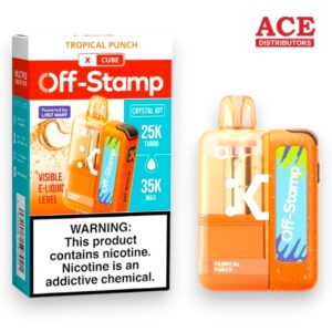 OFF-STAMP X CUBE CRYSTAL 35000PUFF KIT 5CT -TROPICAL PUNCH