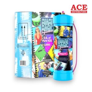MIAMI MAGIC INFUSIONS 640G CYLINDER 6CT - STEEL (NO2/USE FOR FOOD AND BEVERAGE PREPARATION ONLY)