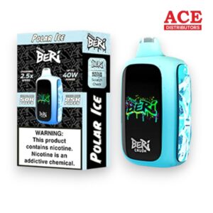 BERI CRUSH 50000PUFF DISPOSABLE 5CT BOX - POLAR ICE
