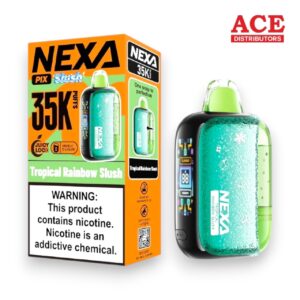 NEXA PIX 35000 PUFFS DISPOSABLE 5CT BOX -TROPICAL RAINBOW SLUSH