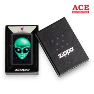 ZIPPO $35.95 EACH GLOWING ALIEN DESIGN