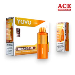 YOVO JB50000 PUFF POD 5CT -ORANGE ICE