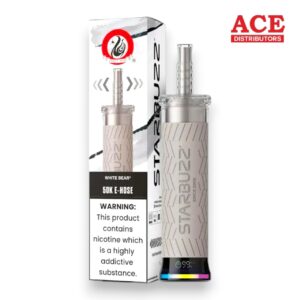STARBUZZ 50K PUFF E-HOSE EACH -WHITE BEAR