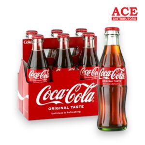 COKE 8OZ GLASS BTL 6PK 4CT