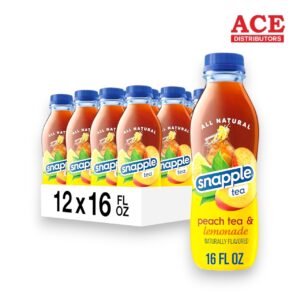 SNAPPLE PEACH TEA LEMONADE 16OZ 12CT