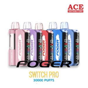 FOGER SWITCH PRO 30000 PUFFS DISPOSABLE KIT 5CT BOX