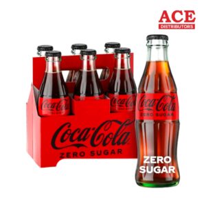 COKE ZERO 8OZ GLASS BTL 6PK 4CT