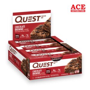 QUEST PROTEIN BAR 20G CHOCOLATE BROWNIE 12CT
