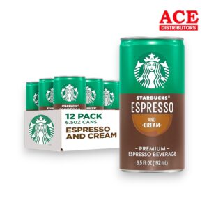 STARBUCKS DOUBLESHOT ESPRESSO AND CREAM 6.5OZ 12CT