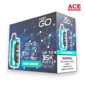 HQD CUVIE GO 35000 PUFFS DISPOSABLE 5CT - MIAMI BREEZE
