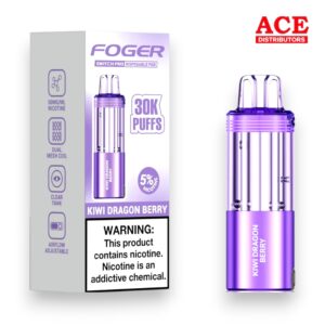 FOGER SWITCH PRO 30000 PUFFS DISPOSABLE POD 5CT BOX - KIWI DRAGON BERRY