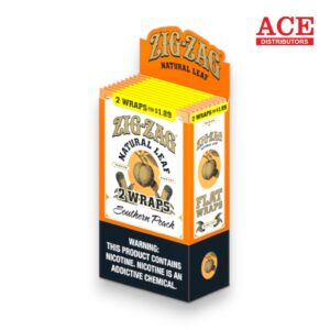 ZIG ZAG NATURAL LEAF WRAPS 2/$1.89 SOUTHERN PEACH 10CT