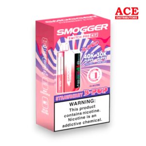 SMOGGER SWITCH PRO 40000 PUFFS DISPOSABLE POD 5CT BOX - STRAWBERRY B-POP
