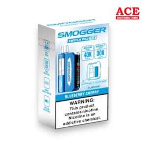 SMOGGER SWITCH PRO 40000 PUFFS DISPOSABLE KIT 5CT BOX - BLUEBERRY CHERRY