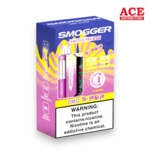 SMOGGER SWITCH PRO 40000 PUFFS DISPOSABLE KIT 5CT BOX - OMG B-POP