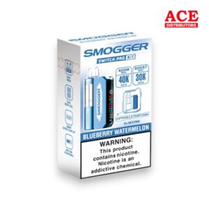 SMOGGER SWITCH PRO 40000 PUFFS DISPOSABLE KIT 5CT BOX - BLUEBERRY WATERMELON