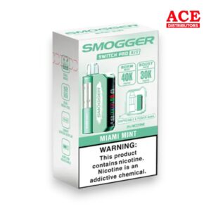 SMOGGER SWITCH PRO 40000 PUFFS DISPOSABLE KIT 5CT BOX - MIAMI MINT