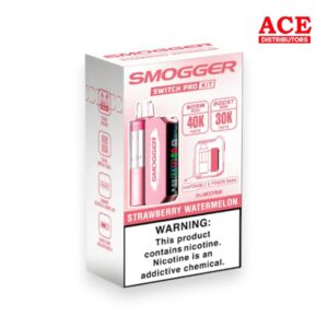 SMOGGER SWITCH PRO 40000 PUFFS DISPOSABLE KIT 5CT BOX - STRAWBERRY WATERMELON