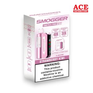 SMOGGER SWITCH PRO 40000 PUFFS DISPOSABLE KIT 5CT BOX - STRAWBERRY KIWI