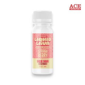 LIQUID LAVA 125MG D9+THC SHOTS 2OZ 6CT STRAWBERRY