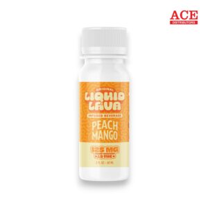 LIQUID LAVA 125MG D9+THC SHOTS 2OZ 6CT PEACH MANGO