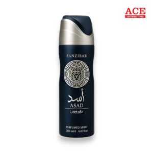 LATTAFA BODY SPRAY 200ML ASAD ZANZIBAR