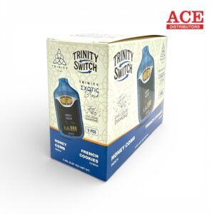 TRINITY SWITCH EXOTIC BLEND 2GM THC-P DISPOSABLES 5CT -HONEY COMB/FRENCH COOKIES