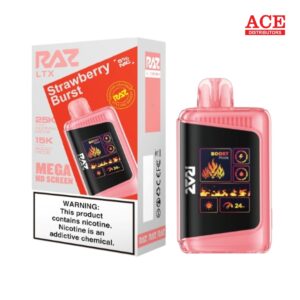 RAZ LTX 25000 PUFFS DISPOSABLE 5CT BOX -STRAWBERRY BURST