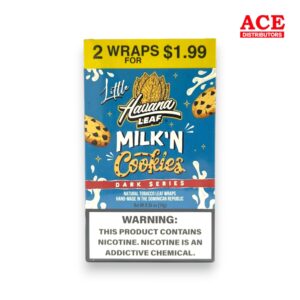 LITTLE HAVANA LEAF 2/1.99 20CT BOX -MILK N COOKIES