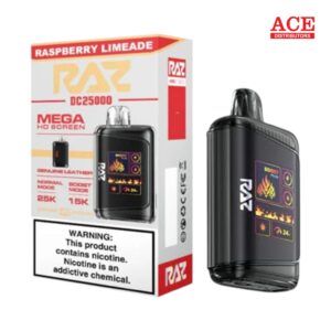 RAZ LTX 25000 PUFFS DISPOSABLE 5CT BOX -RASPBERRY LIMEADE