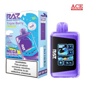 RAZ LTX 25000 PUFFS DISPOSABLE 5CT BOX -TRIPLE BERRY PUNCH