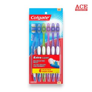 COLGATE EXTRA CLEAN TOOTHBRUSH 6CT