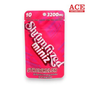SHRUMFUZED MINIZ GUMMIES 3200MG 10PK 10CT STRAWMELON