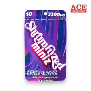 SHRUMFUZED MINIZ GUMMIES 3200MG 10PK 10CT ROYAL RAZZ