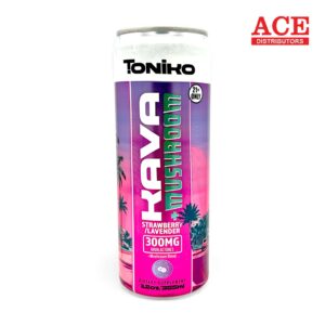 TONIKO KAVA MUSHROOM SELTZER 300MG 12CT - STRAWBERRY LAVENDER
