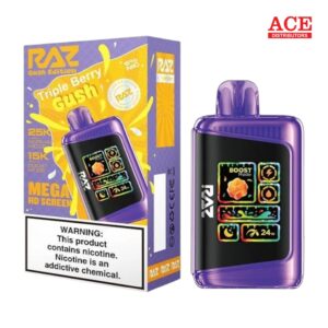 RAZ LTX 25000 PUFFS DISPOSABLE 5CT BOX -TRIPLE BERRY GUSH