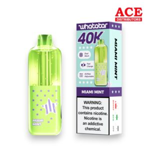 WHATABAR 40K PUFF DISPOSABLE 5CT - MIAMI MINT