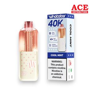 WHATABAR 40K PUFF DISPOSABLE 5CT - COOL MINT