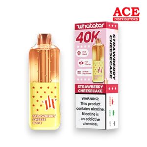 WHATABAR 40K PUFF DISPOSABLE 5CT - STRAWBERRY CHEESECAKE