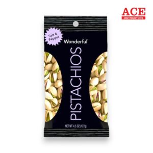 WONDERFUL PISTACHIOS SALT & PEPPER 4.5OZ EACH