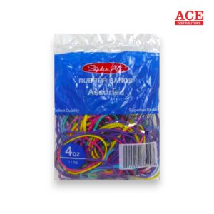 RUBBER BANDS ASSORTED COLOR 48CT