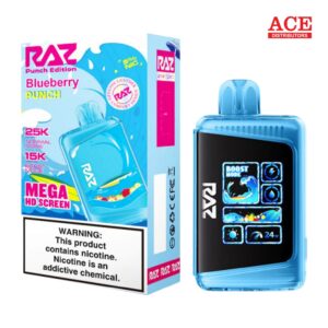 RAZ LTX 25000 PUFFS DISPOSABLE 5CT BOX -BLUEBERRY PUNCH
